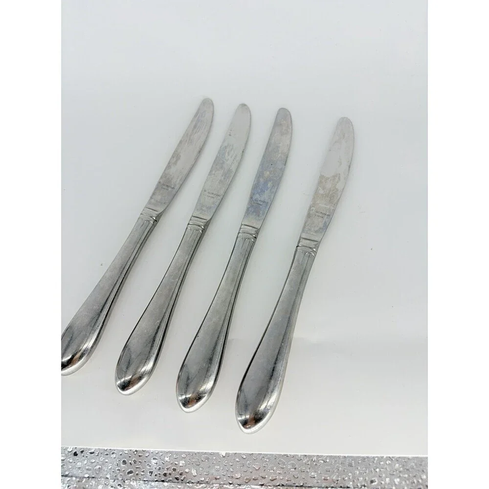 Gorham Meredith Solid Dinner Knives Set Of 4